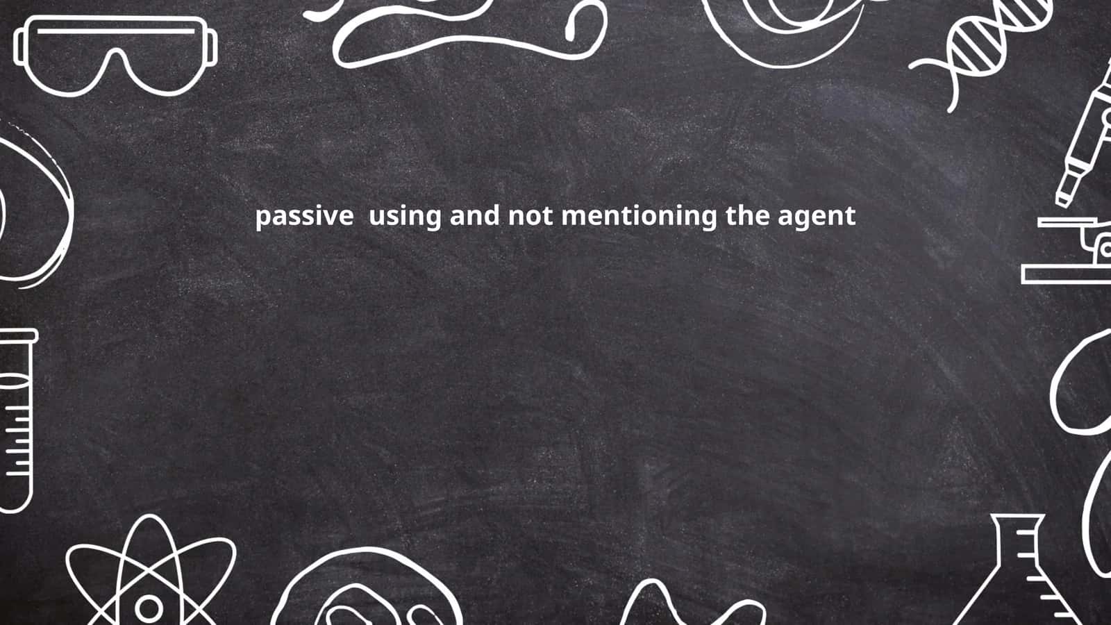Passive Voice in Scientific Writing