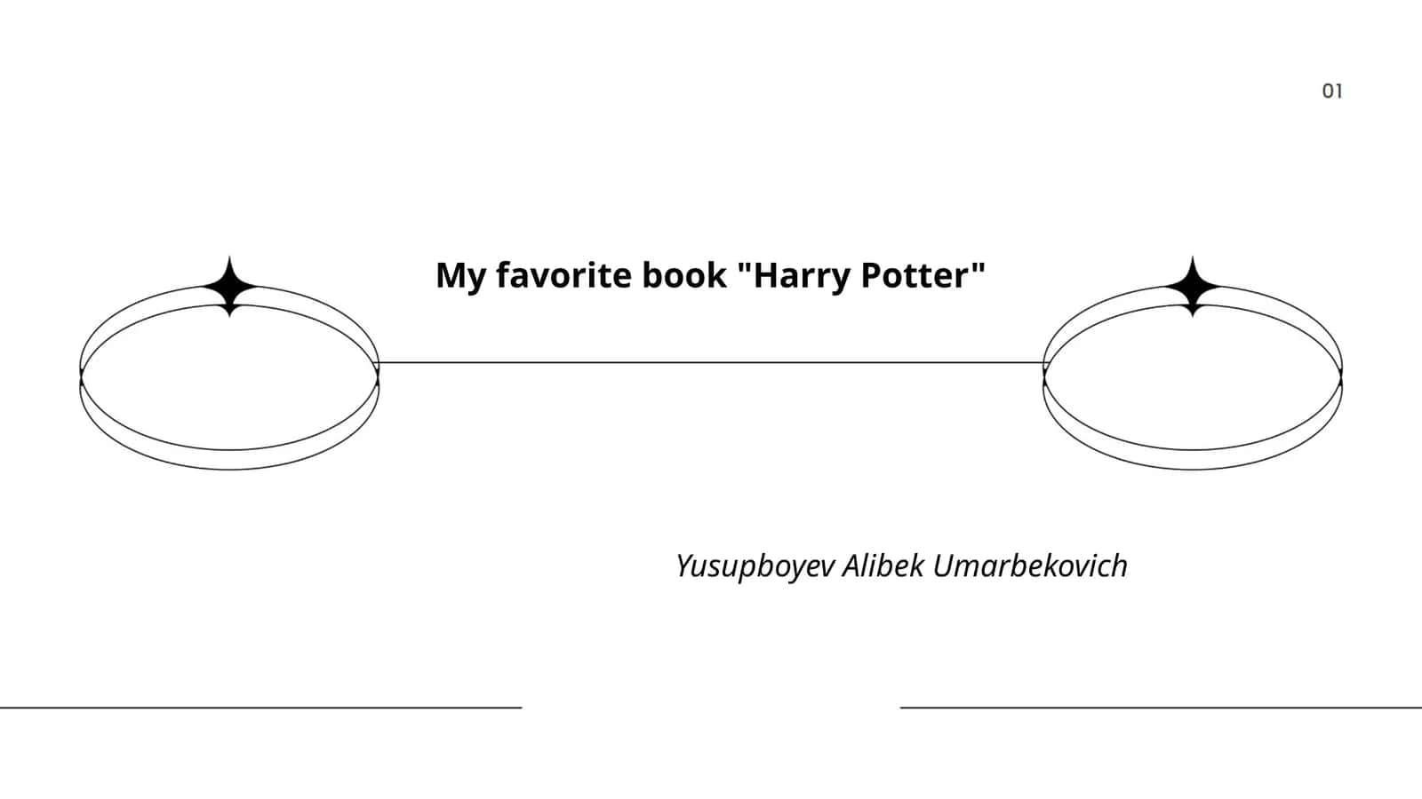 My favorite book "Harry Potter"