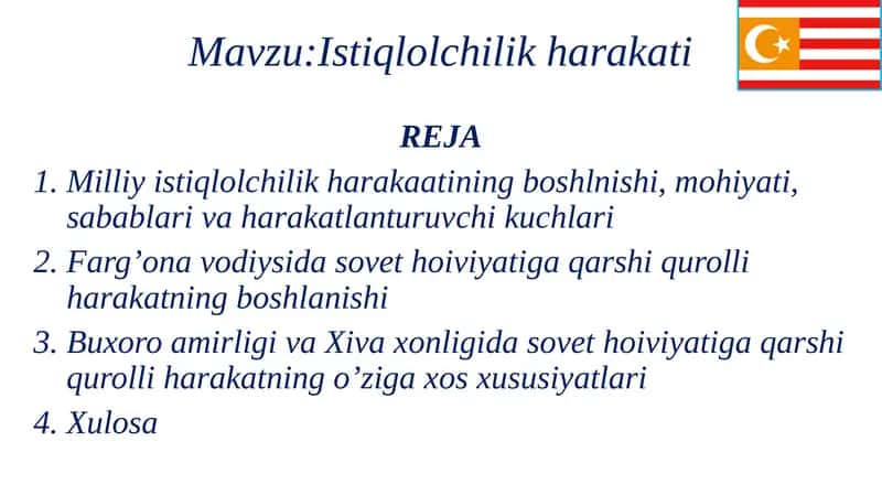 Milliy istiqlolchilik harakati