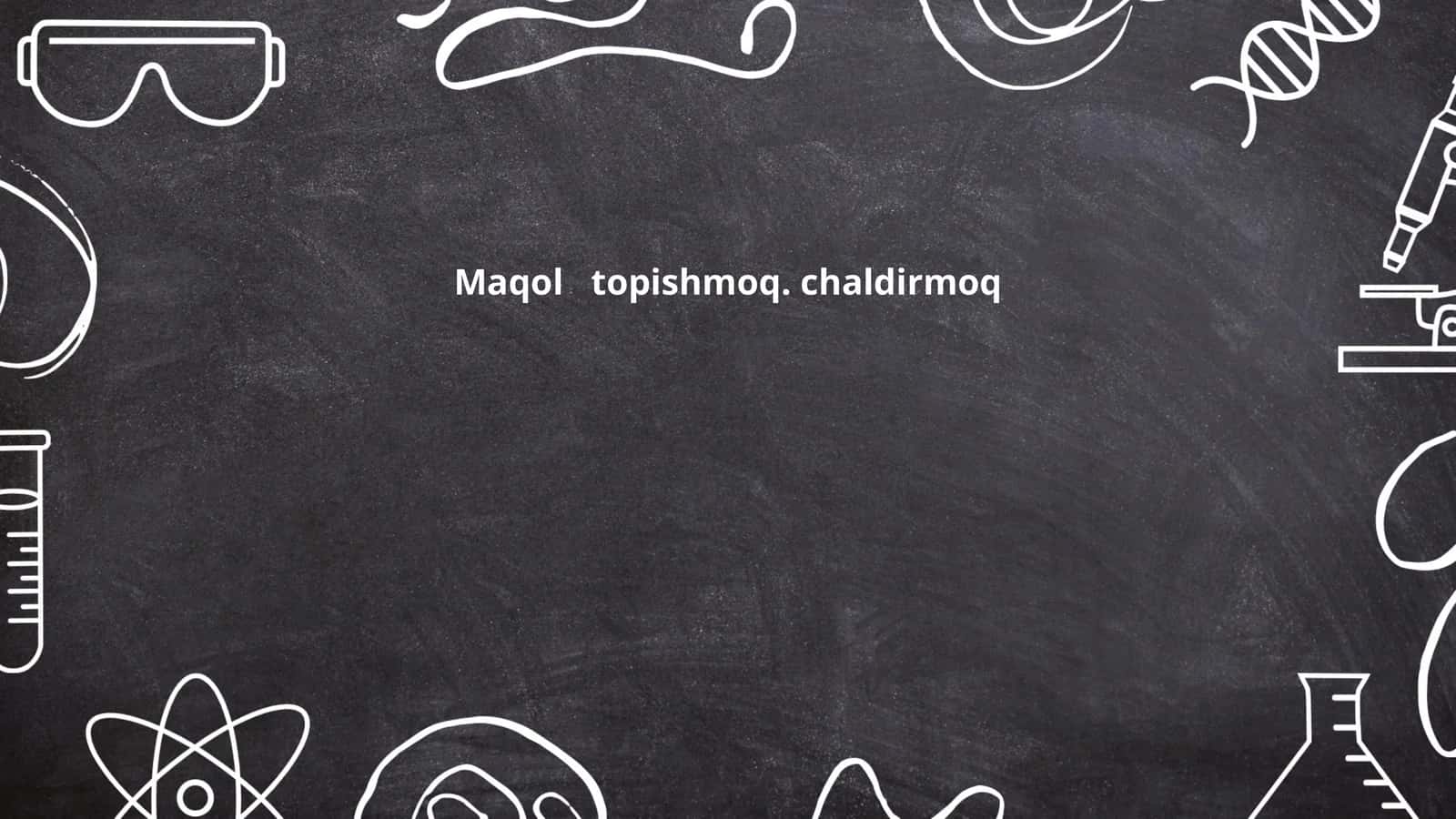 Maqol va hikmatlar