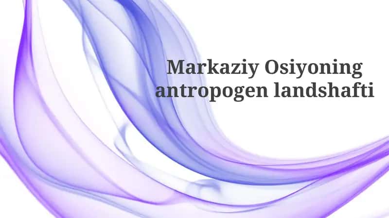 Vahalar Qishloq xo'jaligi va Shaharlashuv