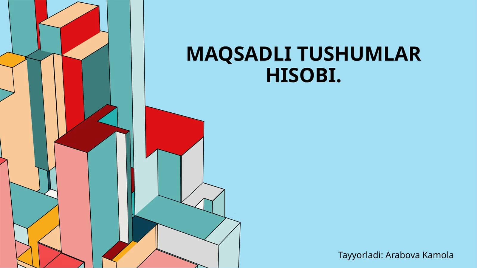 Maqsadli tushumlar hisobi