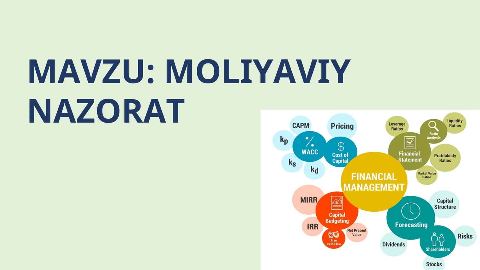 MOLIYAVIY NAZORAT