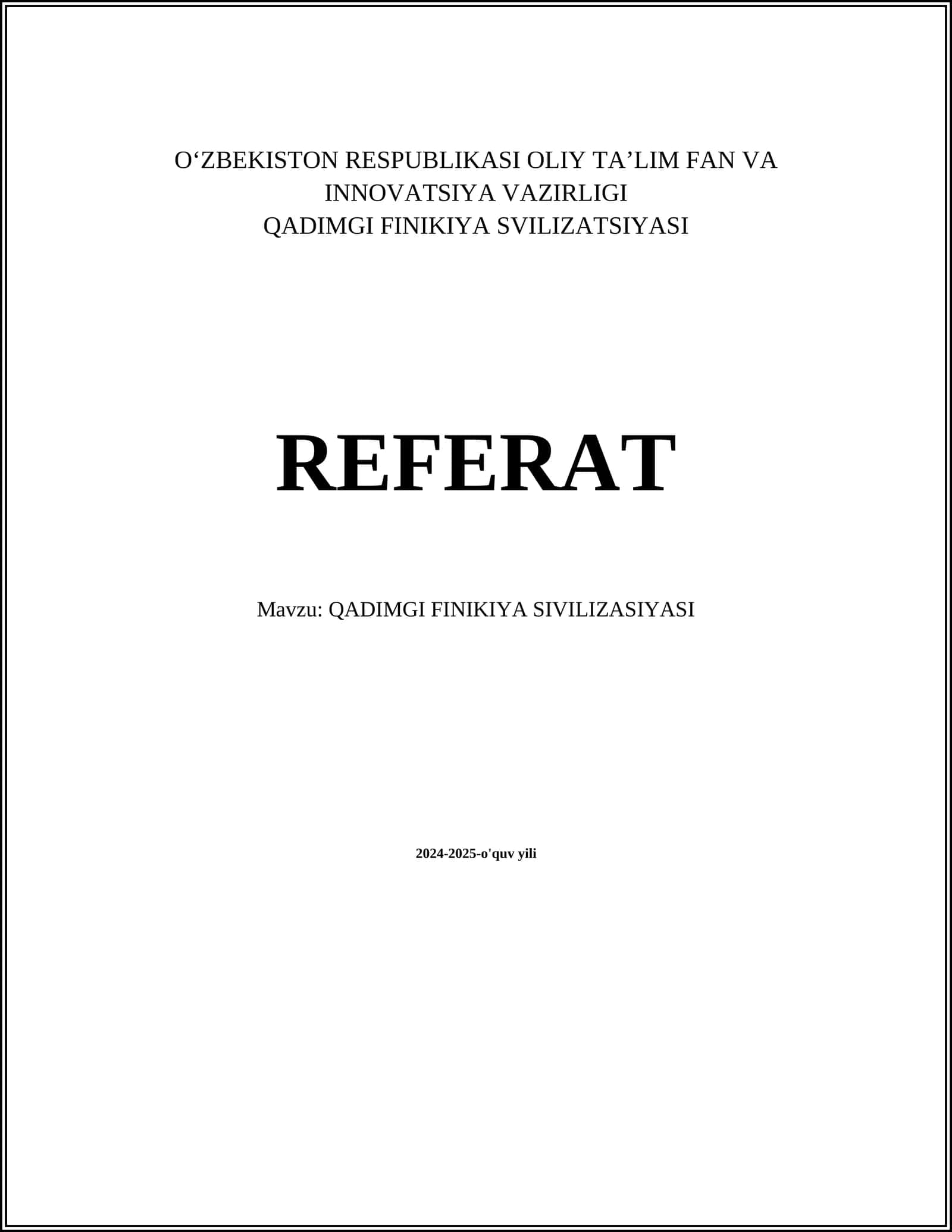 QADIMGI FINIKIYA SIVILIZASIYASI