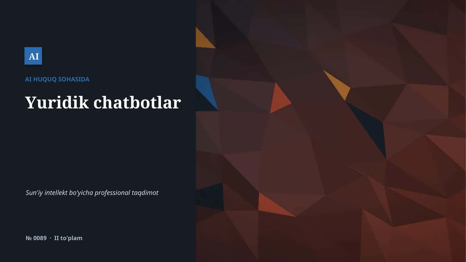 Yuridik chatbotlar