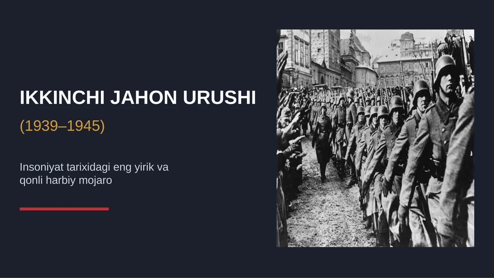 Ikkinchi jahon urushi (1939–1945)
