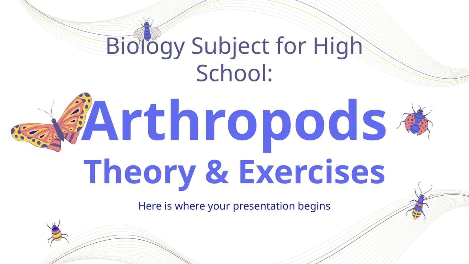 Biology Subject for High School: Arthropods