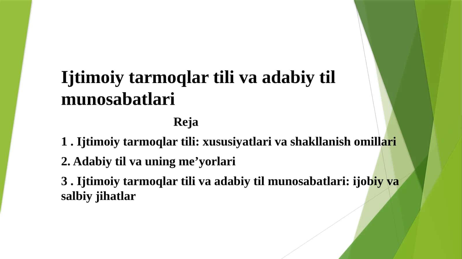 Ijtimoiy tarmoqlar tili va adabiy til munosabatlari