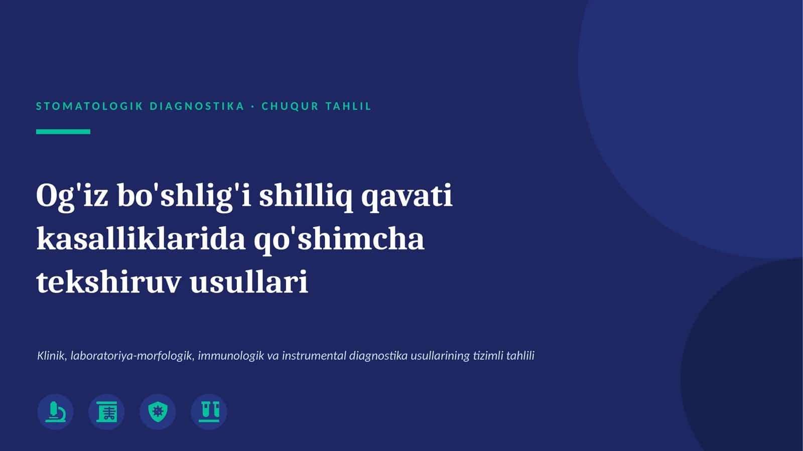 Ogʻiz boʻshligʻi shilliq qavatining gistologik tuzilishi
