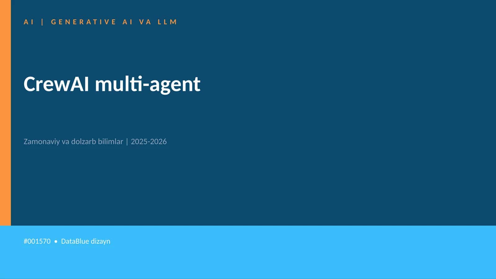 CrewAI multi-agent