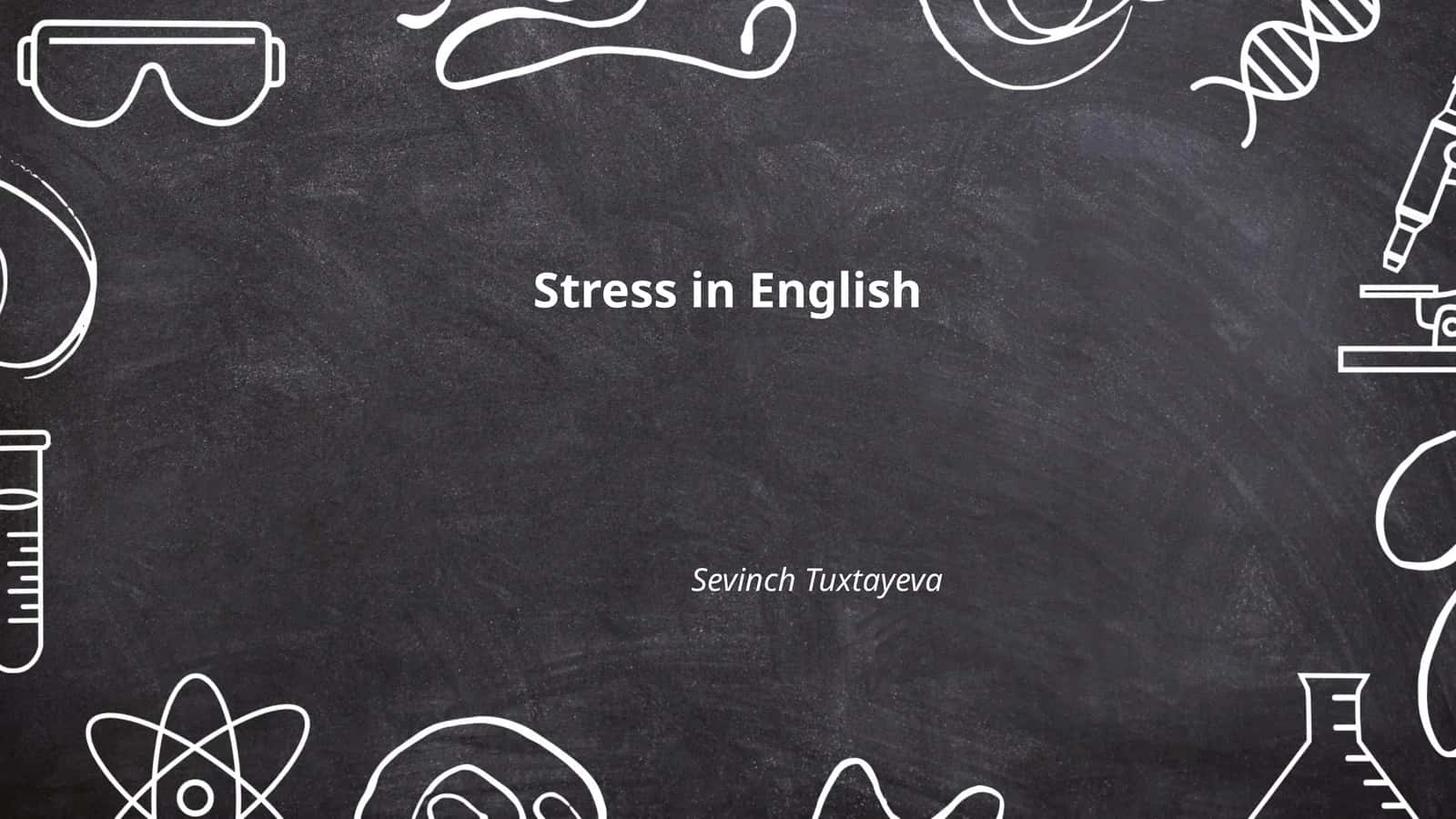 Stress in English