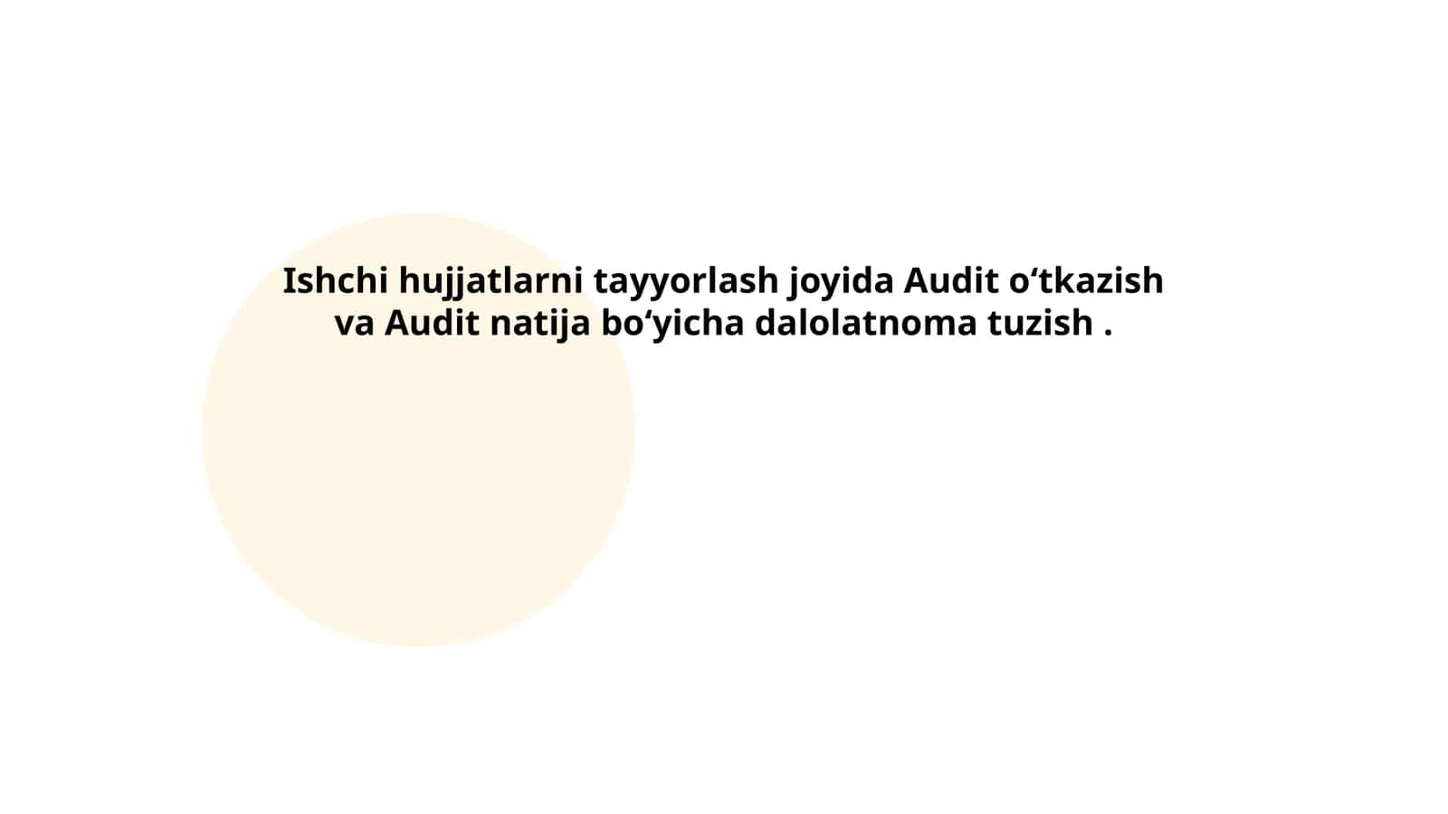 Ishchi hujjatlarni tayyorlashning asosiy qoidalari
