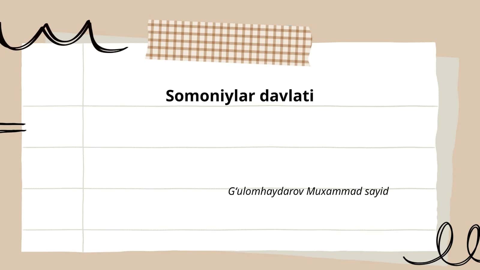 Somoniylar davlati