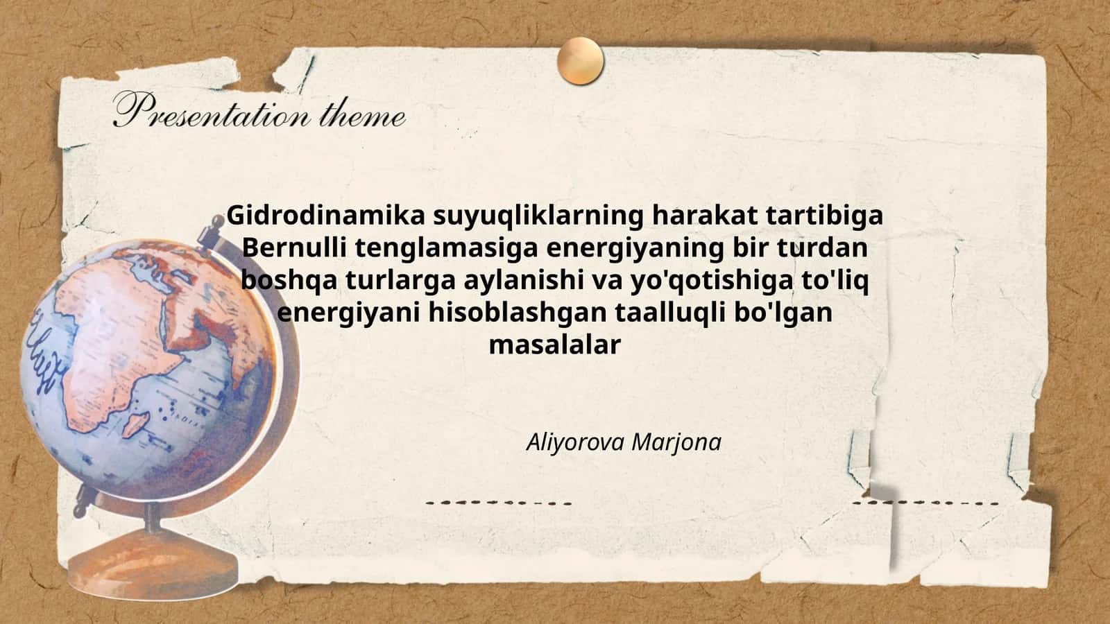 Gidrodinamika suyuqliklarning harakat tartibi