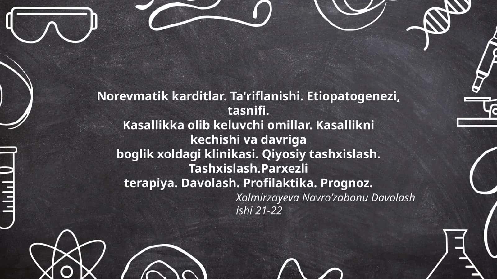 Norevmatik karditlar