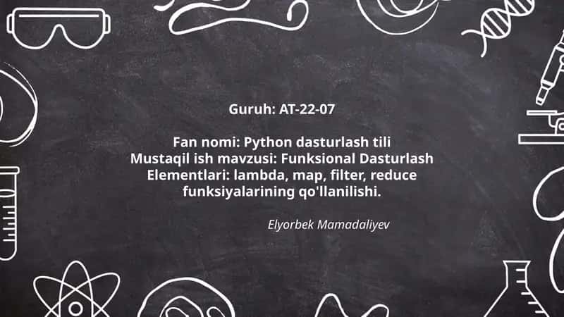 Python dasturlash tili