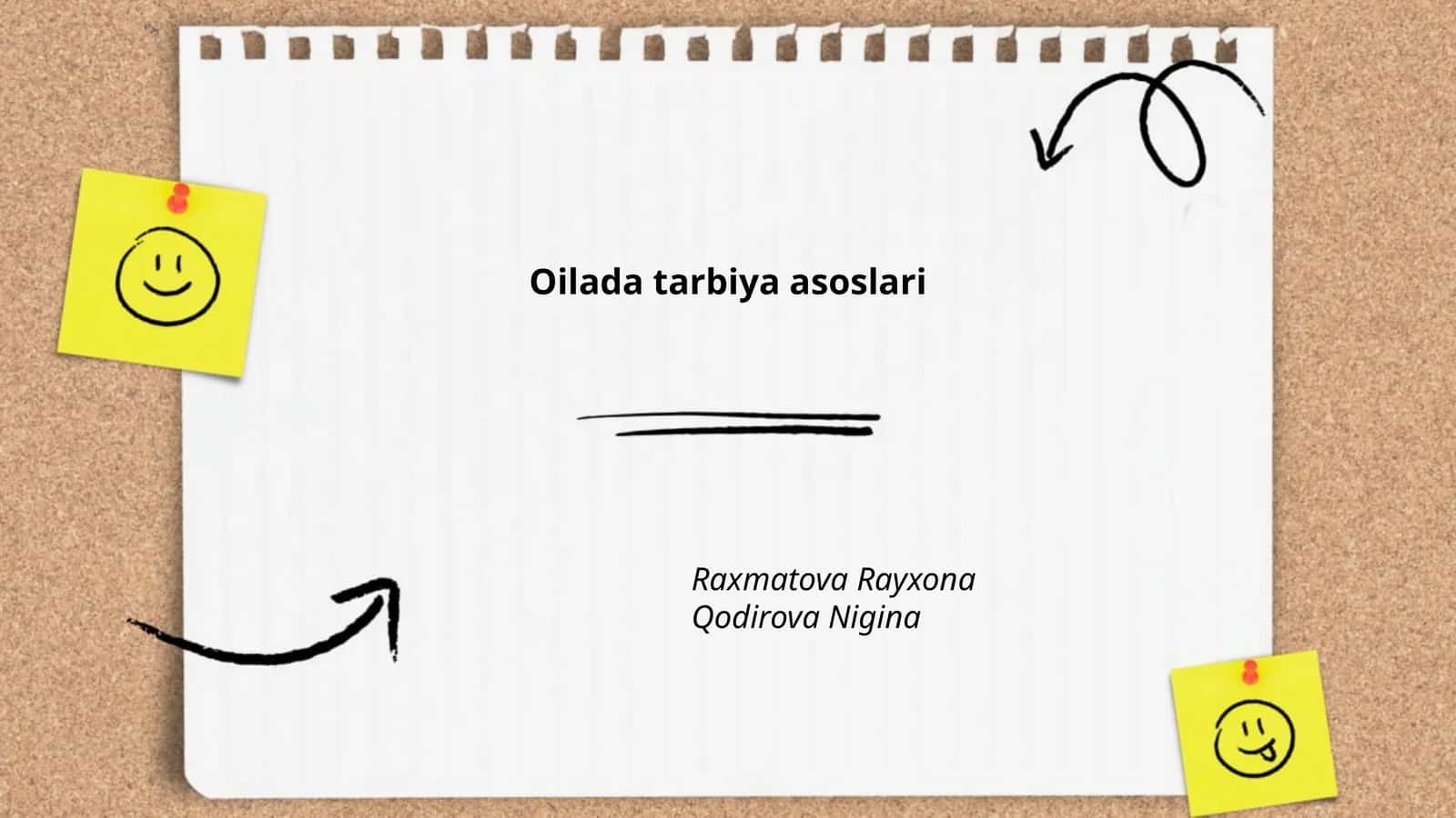 Oilada tarbiya asoslari