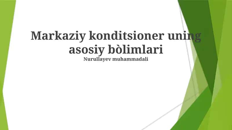 Markaziy konditsioner