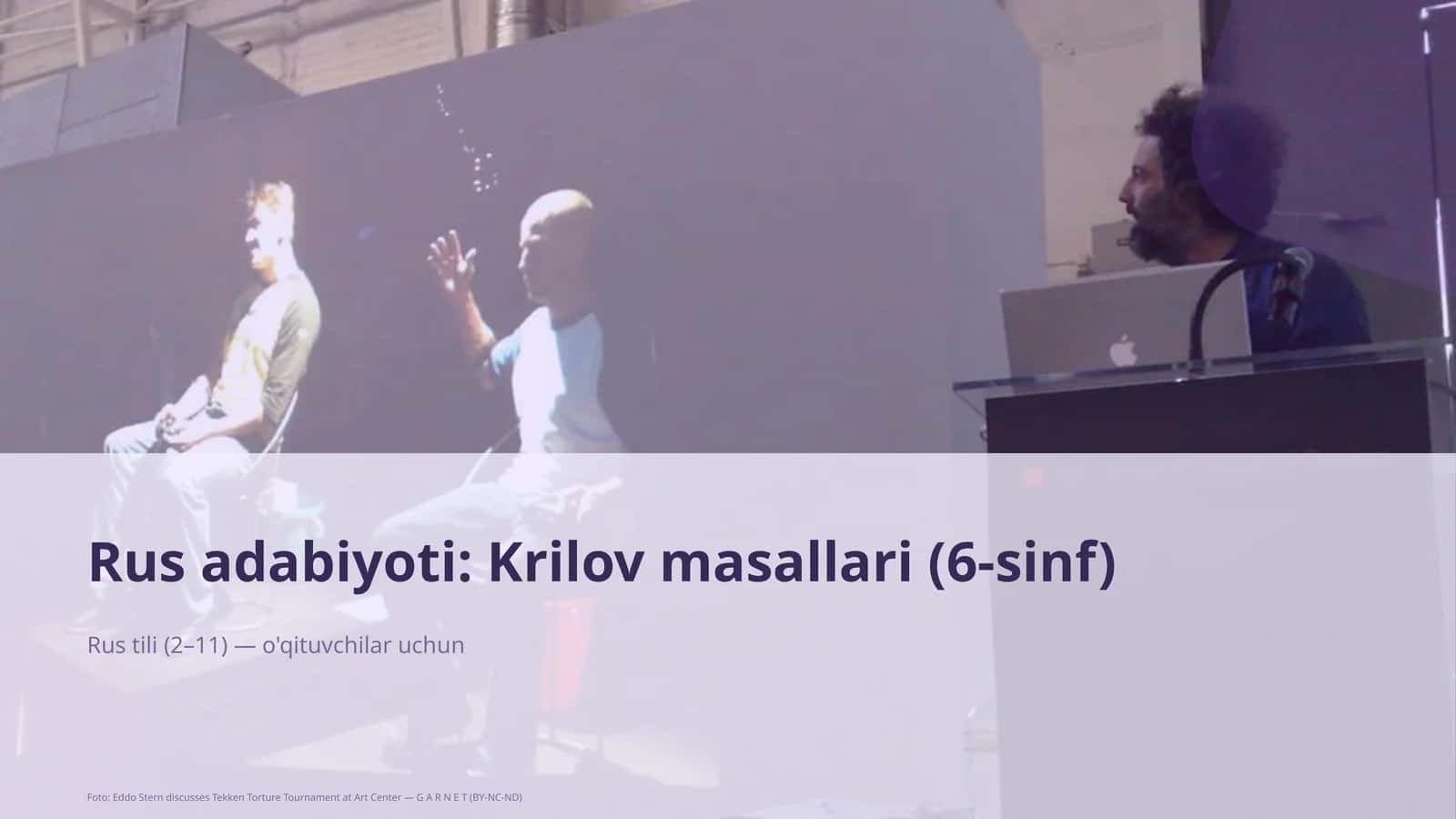 Rus adabiyoti: Krilov masallari (6-sinf)