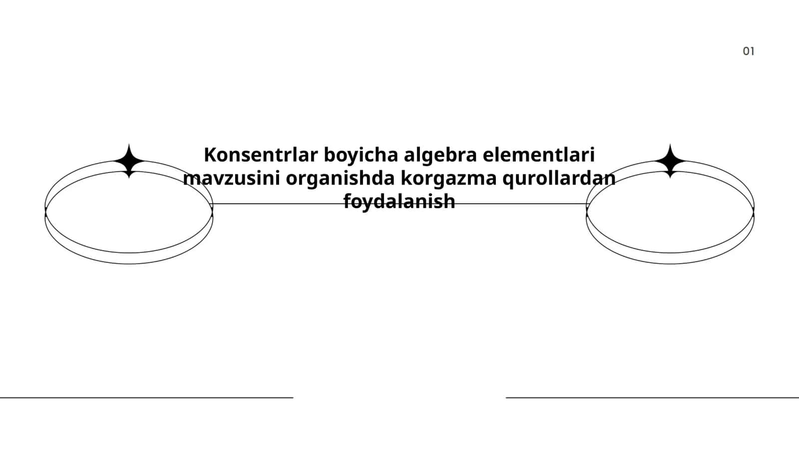 Konsentrlar boyicha algebra elementlari mavzusini organishda korgazma qurollardan foydalanish