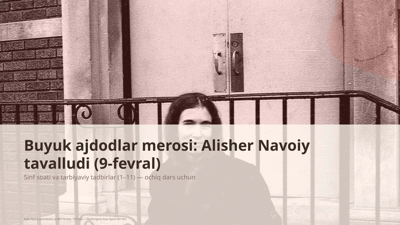Buyuk ajdodlar merosi: Alisher Navoiy tavalludi (9-fevral)