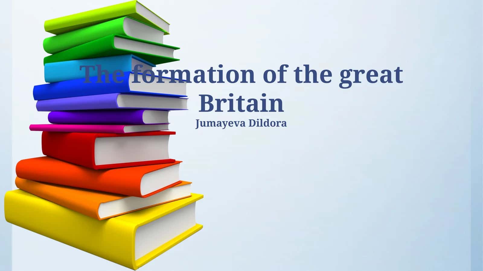 The formation of the great Britain
