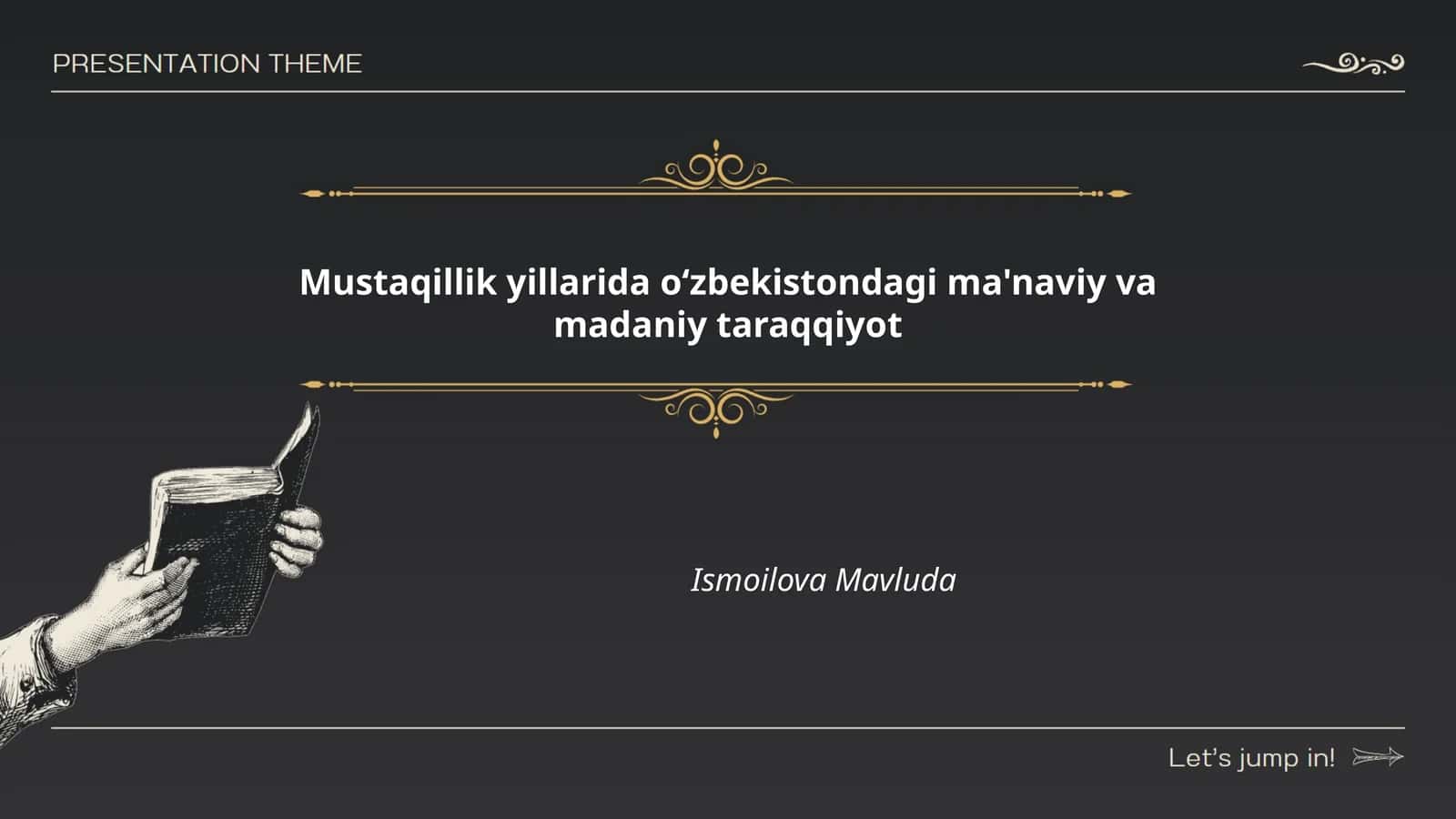 Mustaqillik yillarida O'zbekistonning ma'naviy yuksalishi