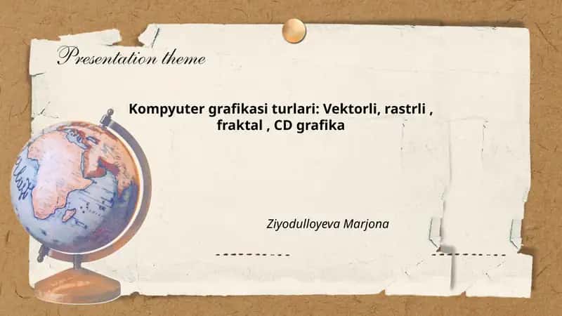 Kompyuter grafikasi turlari
