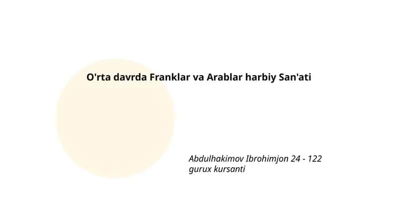 Franklarning harbiy taktikalari