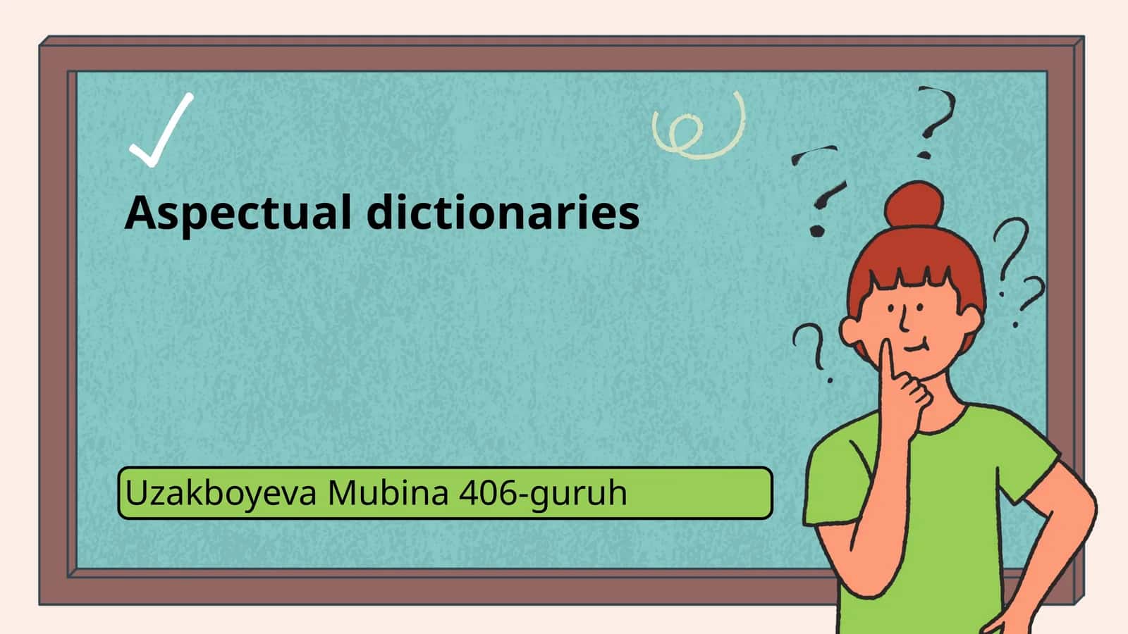 Aspectual dictionaries