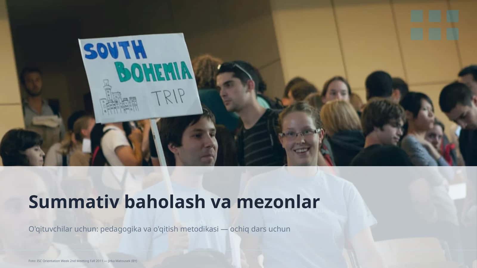 Summativ baholash va mezonlar