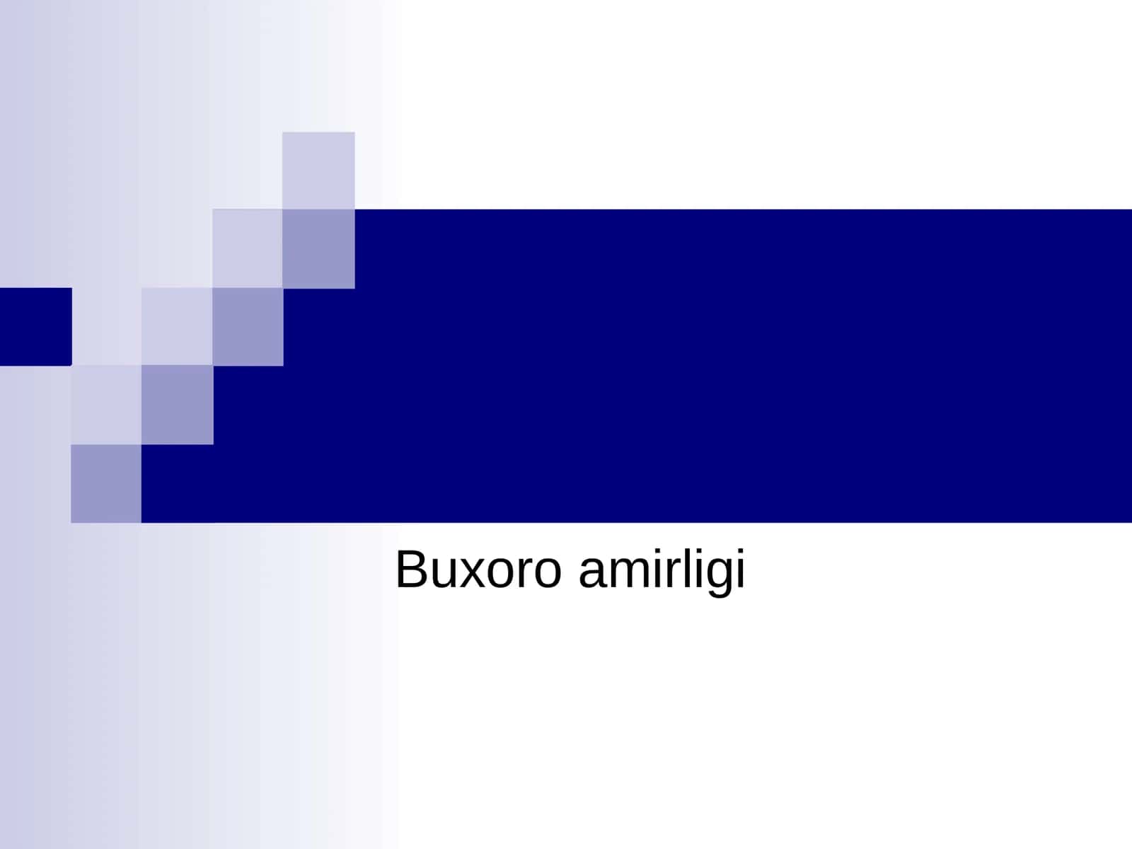 Buxoro amirligi