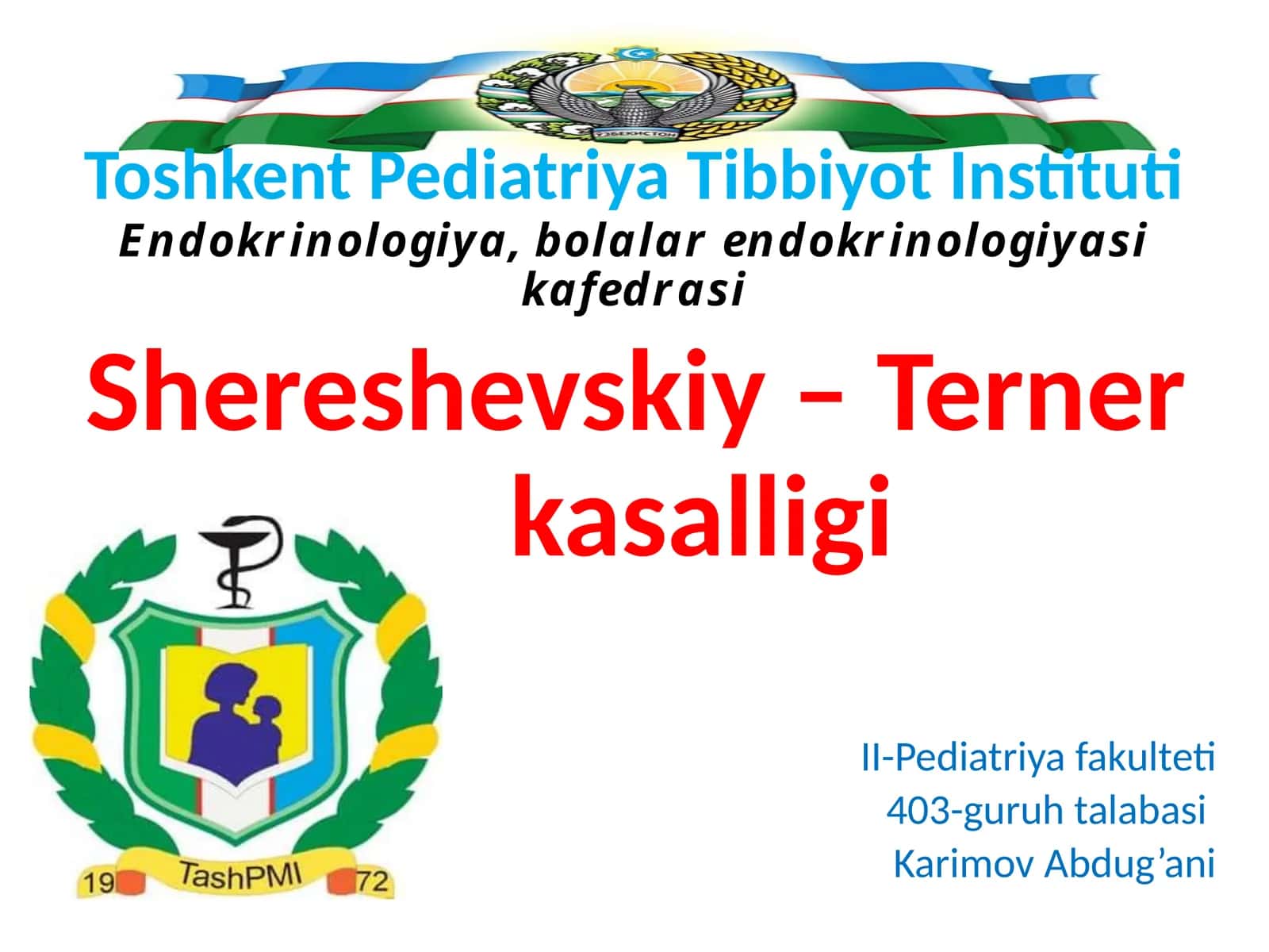 Shereshevskiy–Ternerkasalligi