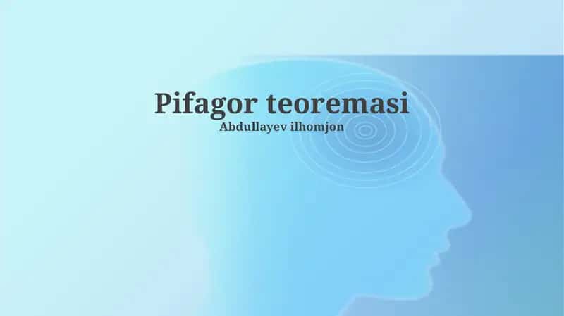 Pifagor teoremasi