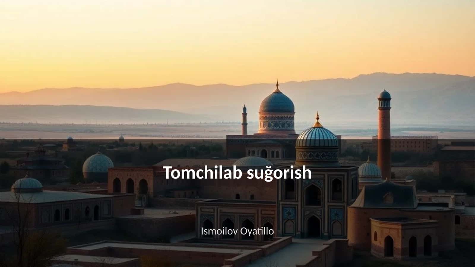 Tomchilab suğorish