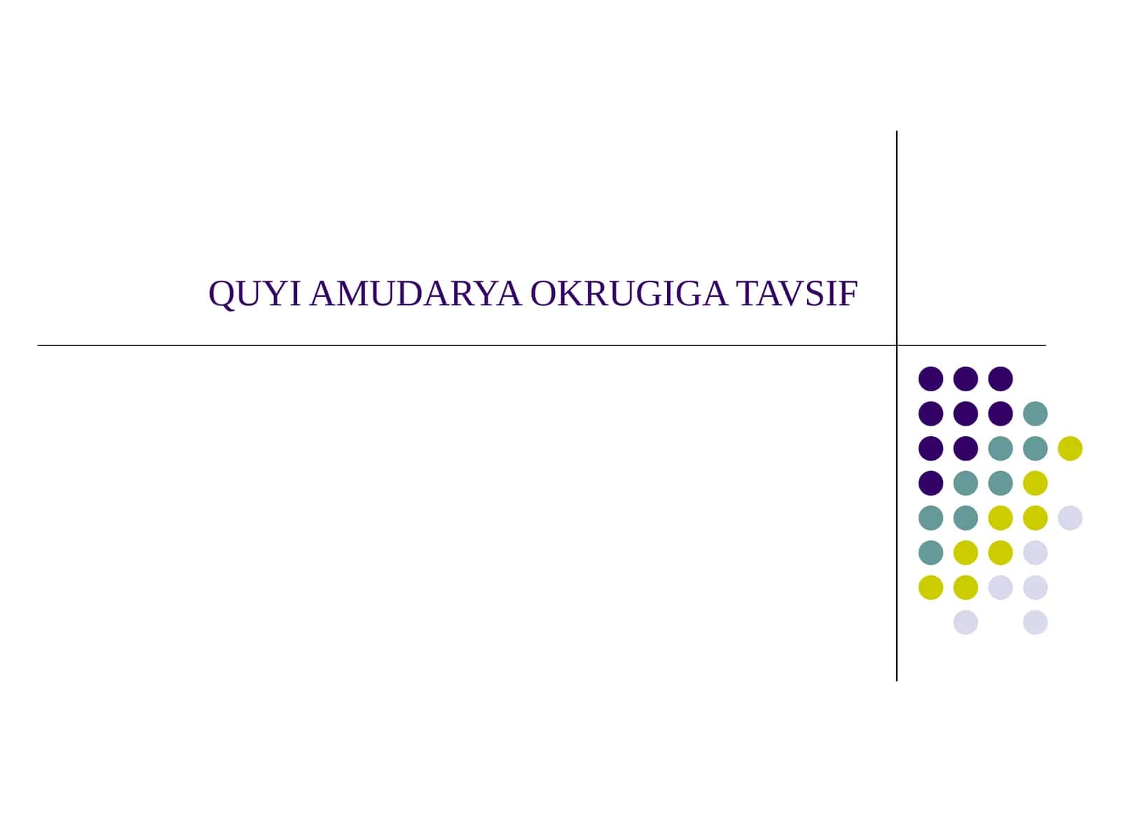 QUYI AMUDARYA OKRUGIGA TAVSIF