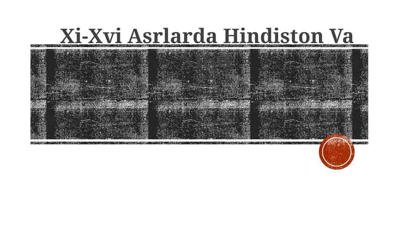 Xi-Xvi Asrlarda Hindiston Va Xitoy