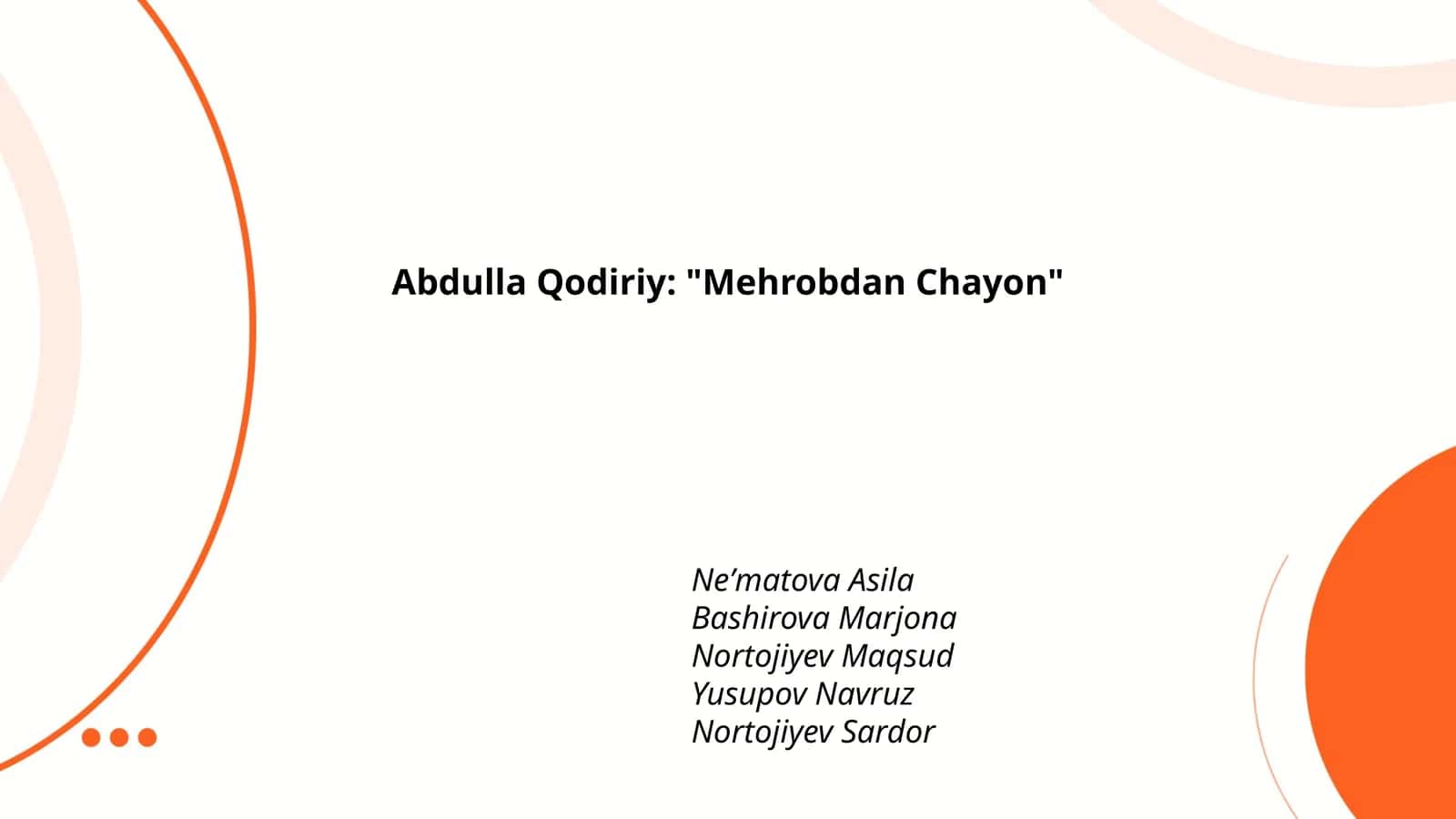 Mehrobdan Chayon