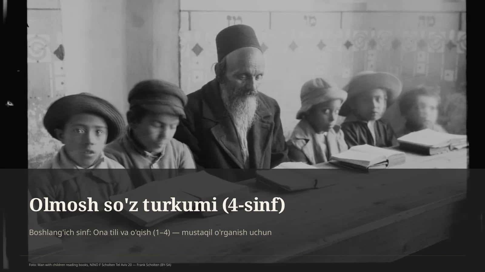 Olmosh so'z turkumi (4-sinf)