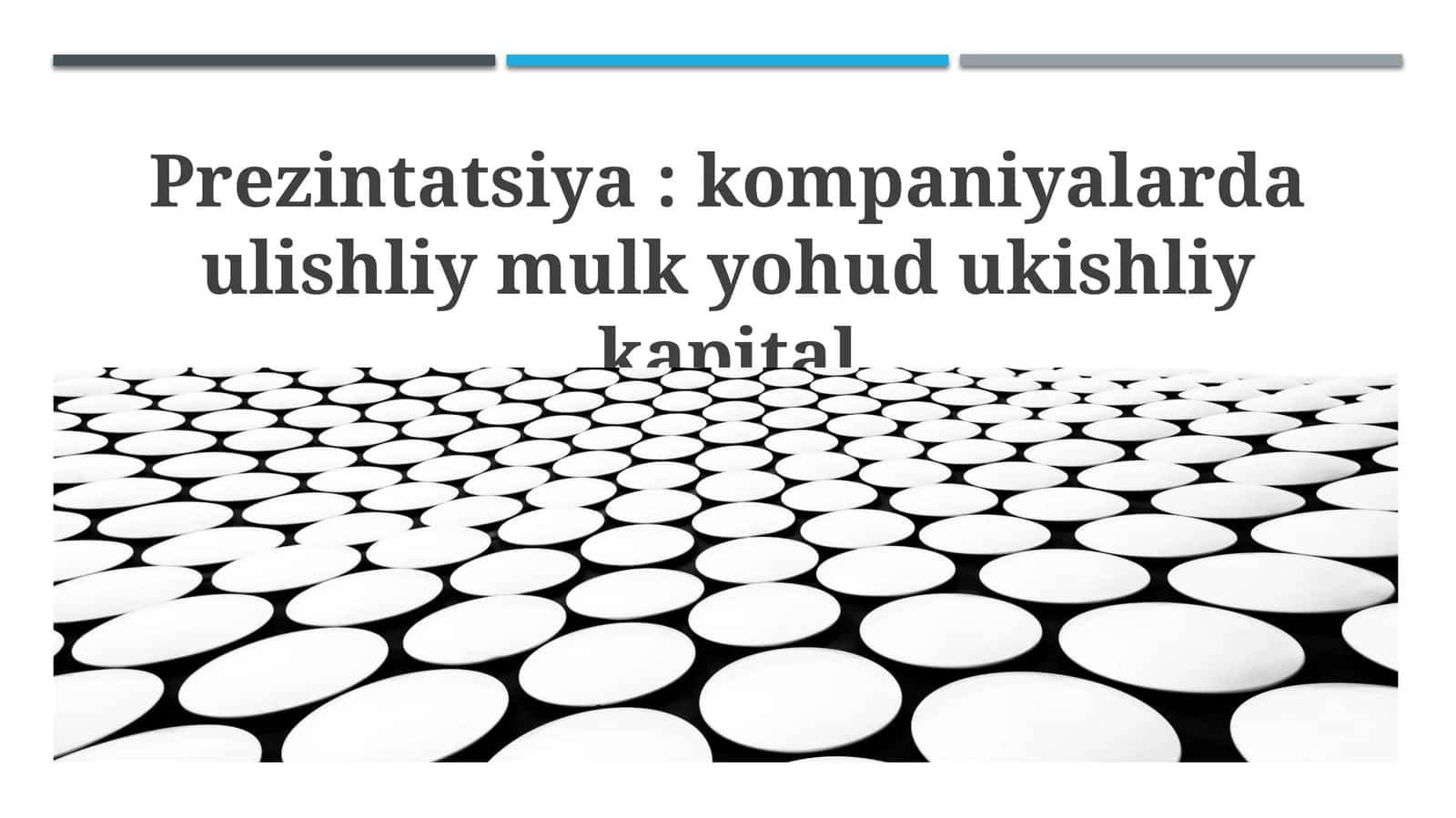 Aksiyadorlik Mulki va Ustav Kapital
