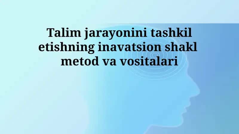 Ta'lim innovatsiyalari