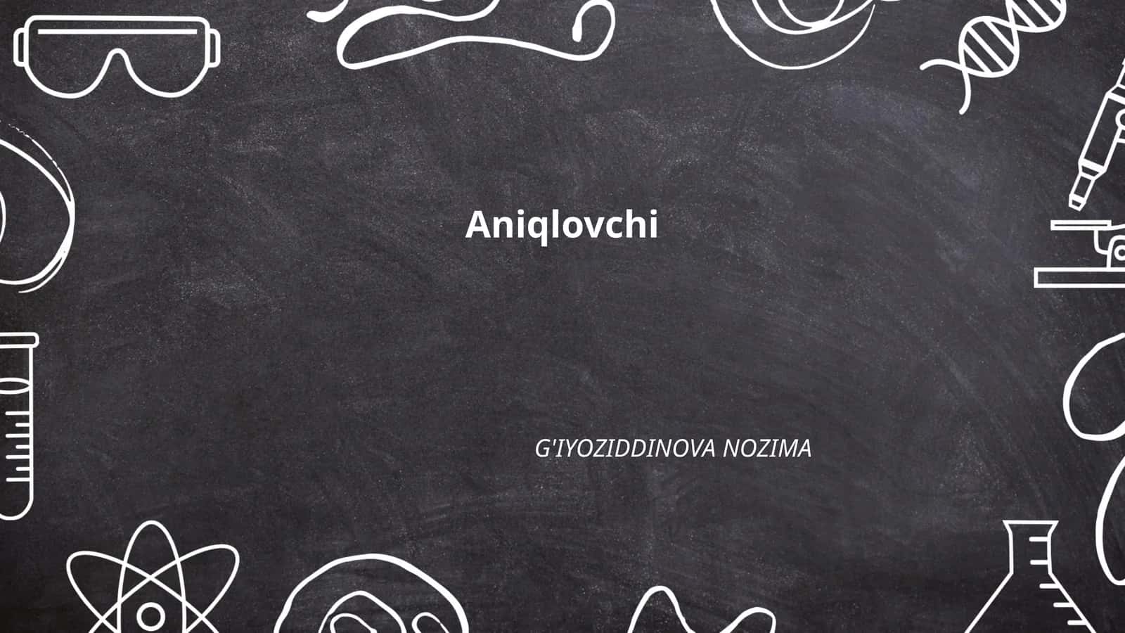 Aniqlovchi