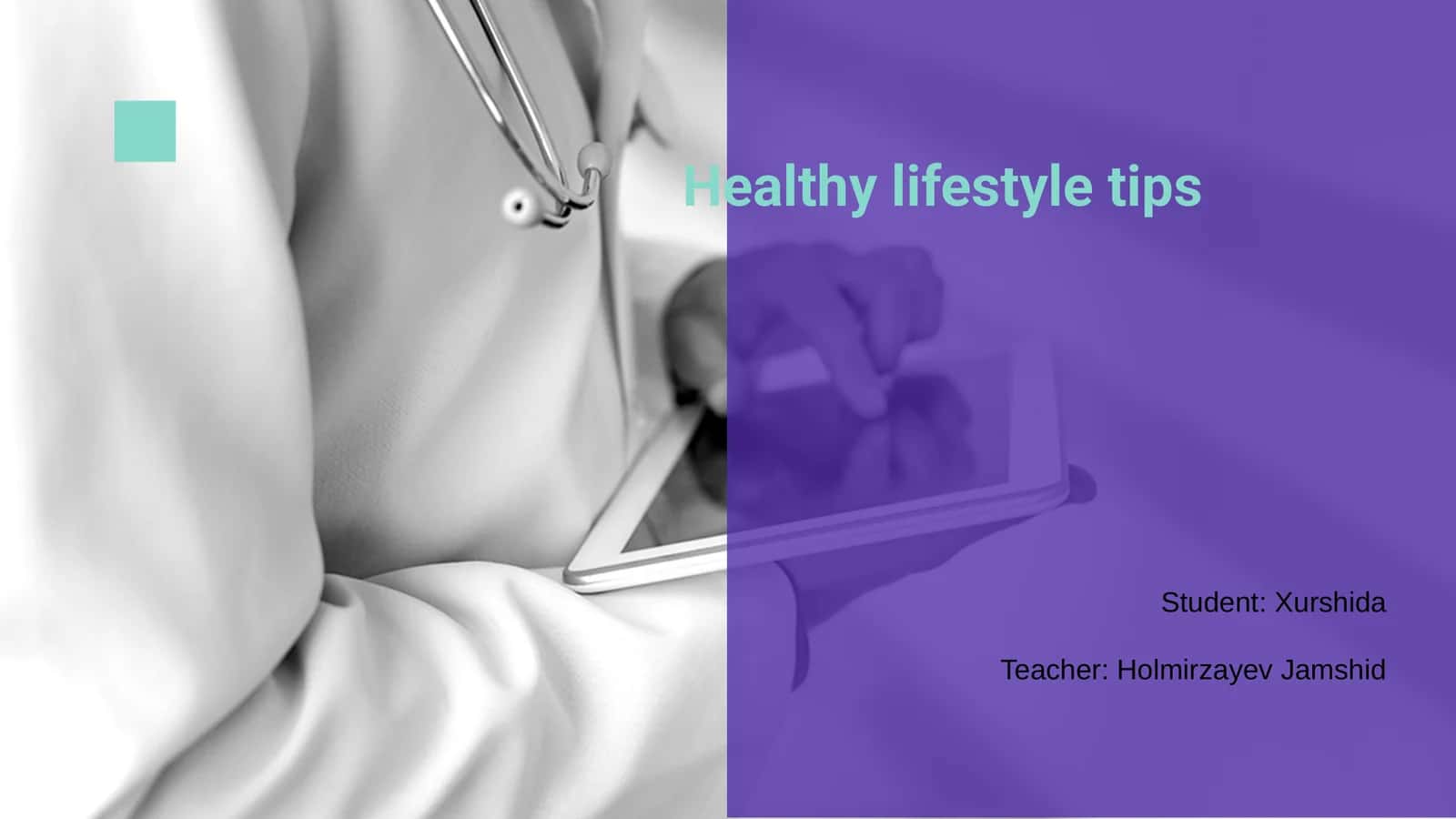 Healthy Lifestyle Tips