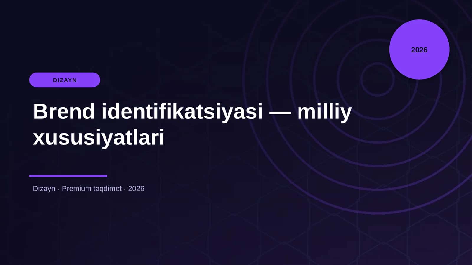Brend identifikatsiyasi — milliy xususiyatlari