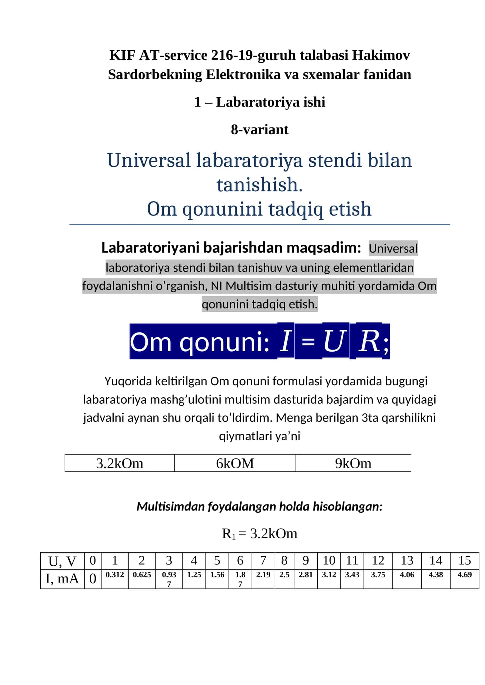 Universal laboratoriya stеndi