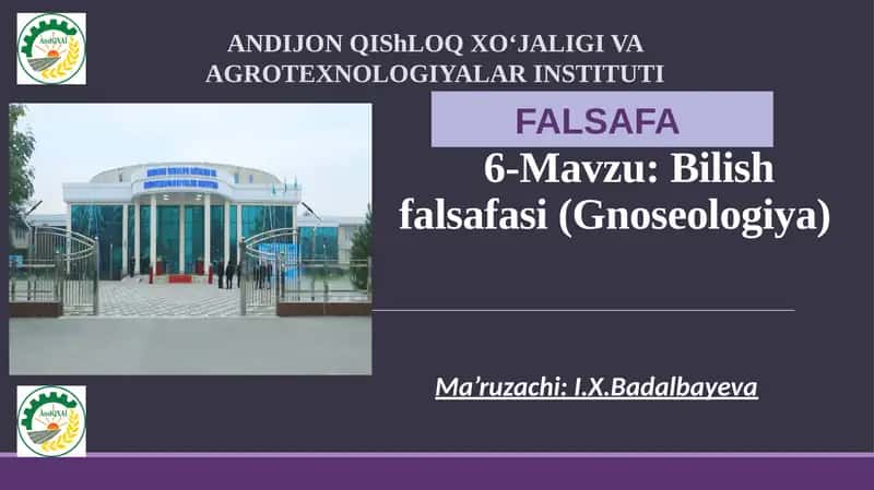 Gnoseologiya