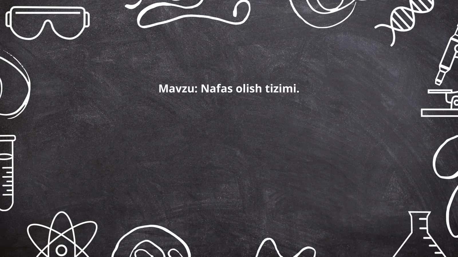 Nafas olish tizimi