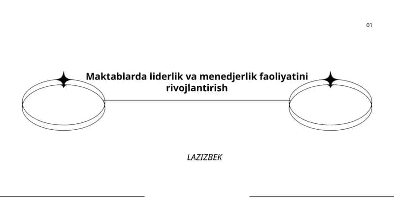 Maktablarda liderlik va menedjerlik faoliyatini rivojlantirish