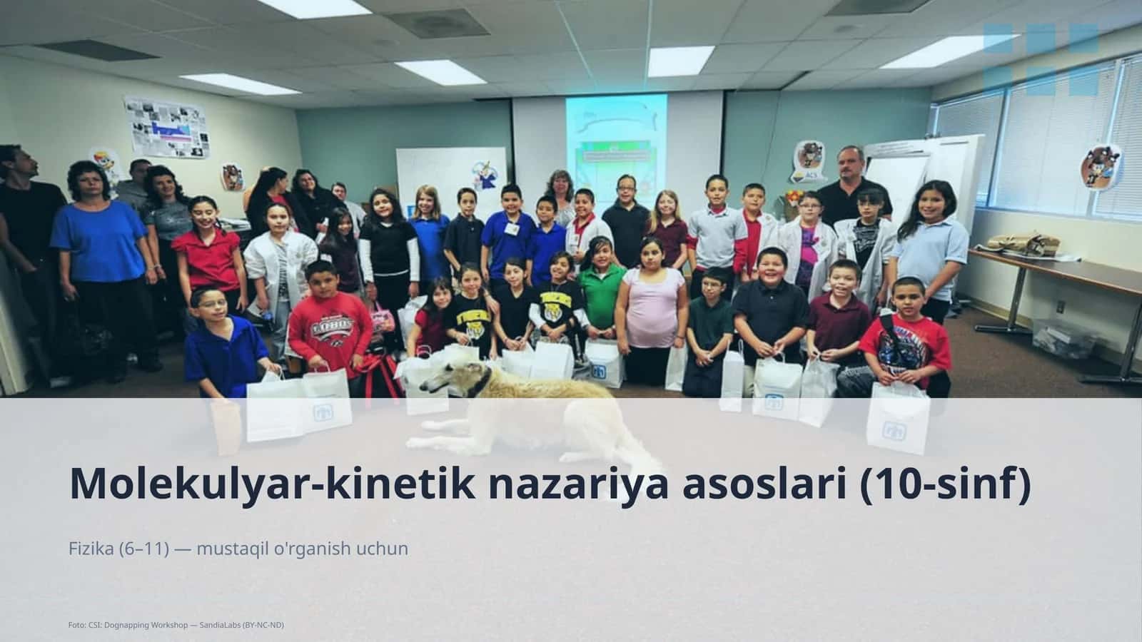 Molekulyar-kinetik nazariya asoslari (10-sinf)