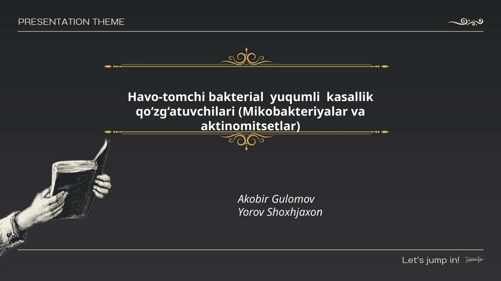 Havo-tomchi bakterial yuqumli kasallik qo‘zg‘atuvchilari (Mikobakteriyalar va aktinomitsetlar)